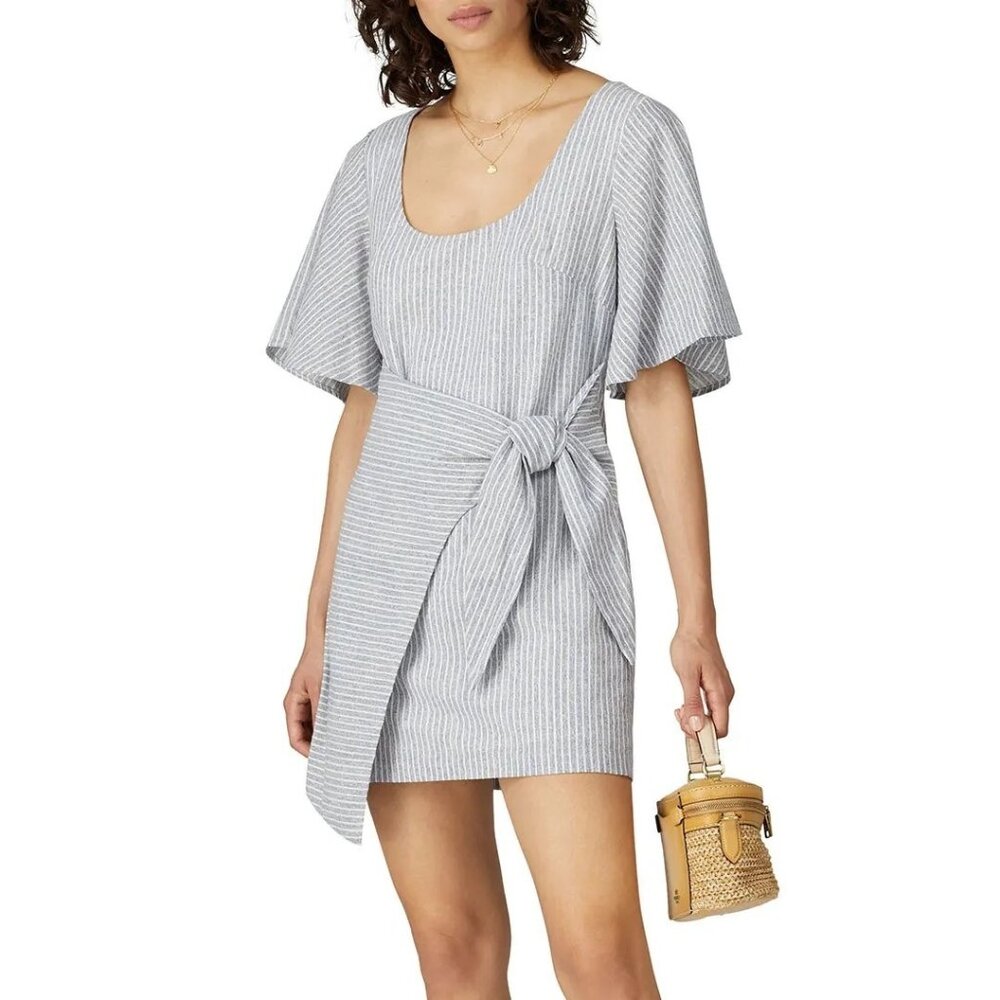 LeRumi Blue & White Striped Jamie Dress, S